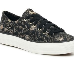 Keds Triple Kick Black Jacquard  8.5